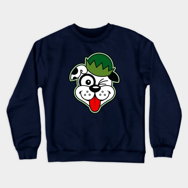 Dirty Dog Crewneck Sweatshirt by OrneryDevilDesign